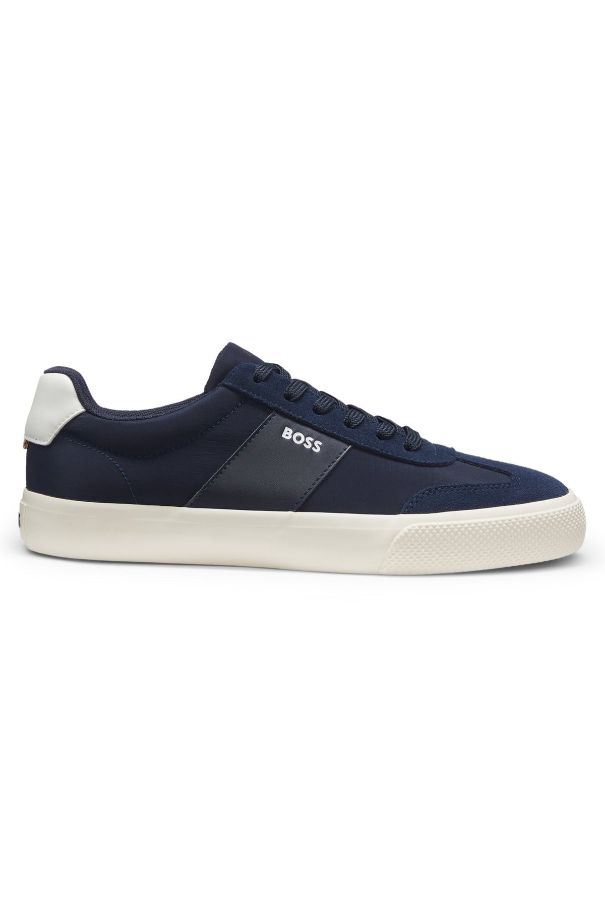Sneakers con inserti in pelle scamosciata 50563847 401 BOSS SHOES 