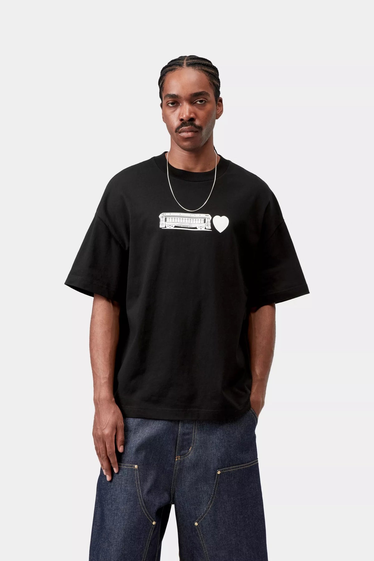 S/S Deconstructed Label T-Shirt I036008 89XX CARHARTT WIP 