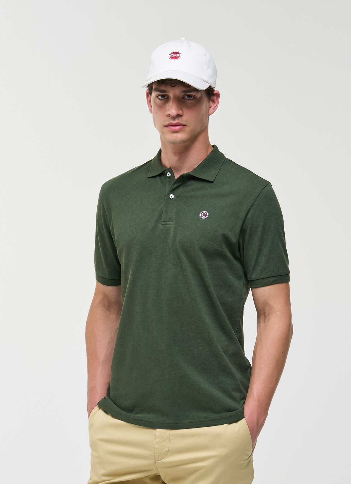 Polo in piquè di cotone 76627XH 769 COLMAR 