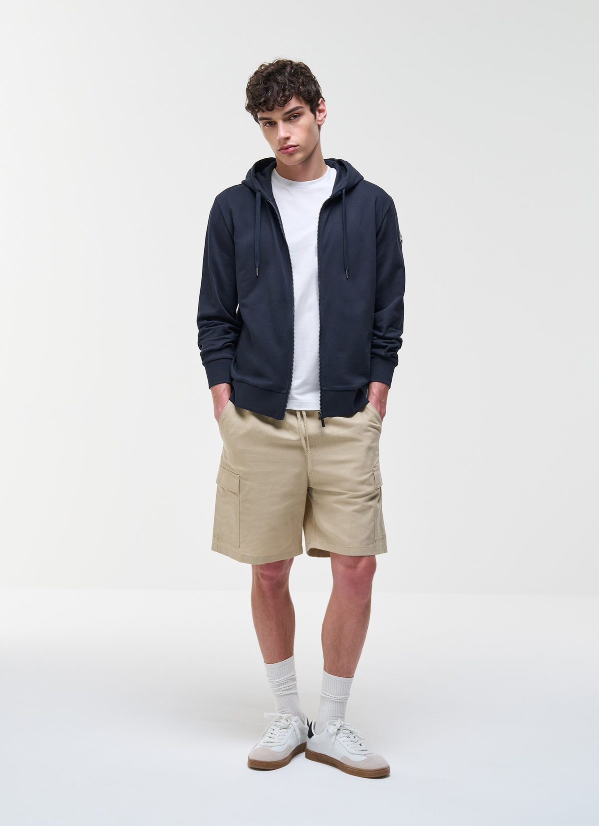 Felpa con cappuccio e full zip 82401AZ 68 COLMAR 