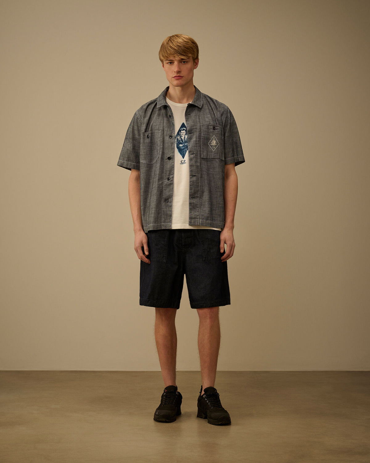 Denim shorts 20CMBE180A D08 C.P. COMPANY 