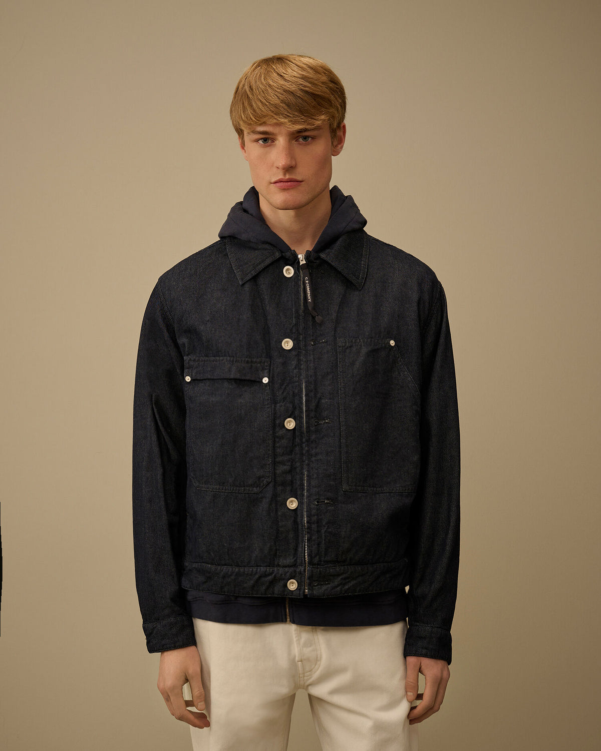 3/1 Denim Zip Jacket 20CMOW161A D08 C.P. COMPANY 