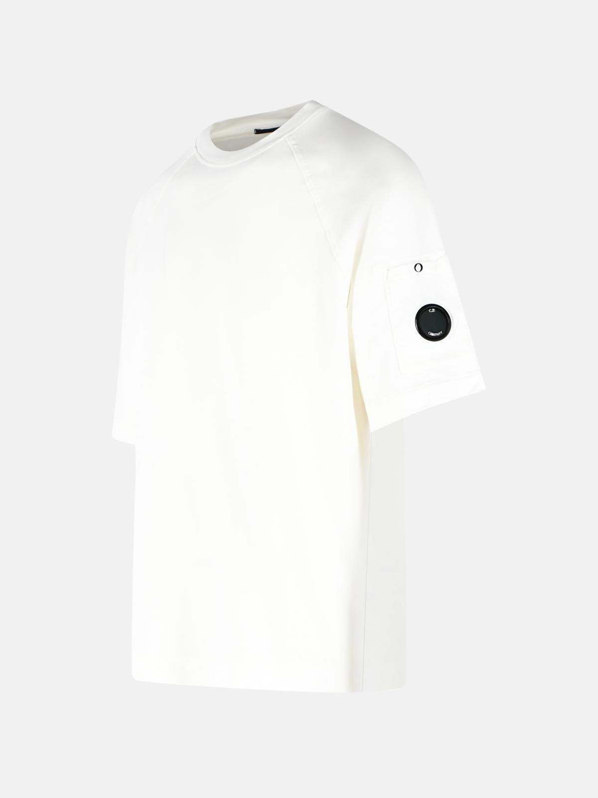 Light Fleece Short Sleeve Sweatshirt 20CMSS034A 103 C.P. COMPANY 