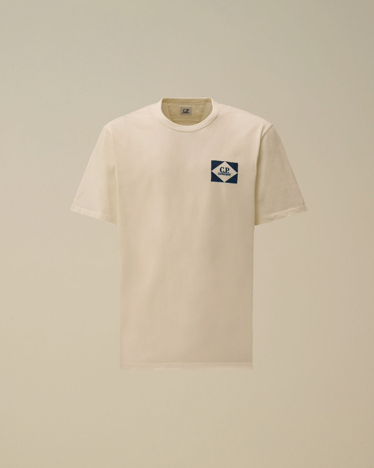 Compact 20/1 Jersey Short Sleeve Logo T-Shirt 20CMTS267A 103 C.P. COMPANY 