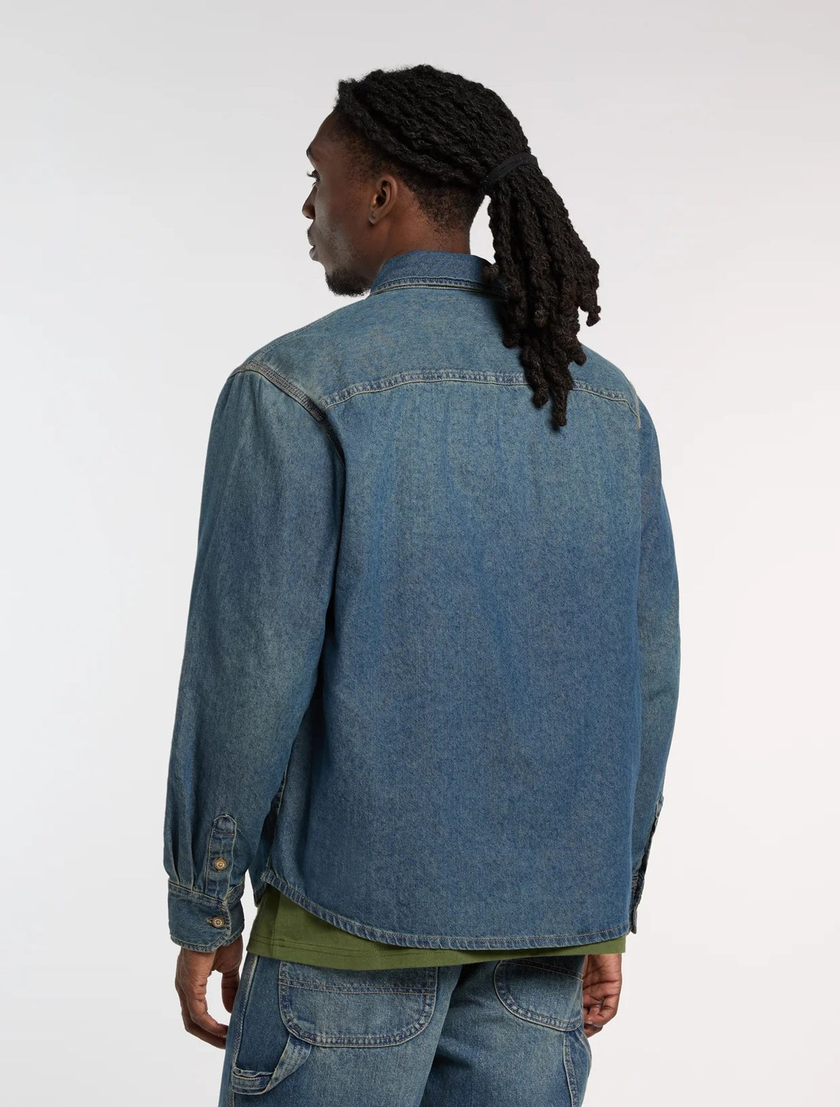 Camicia leggera in denim a maniche lunghe DK0A88GY L231 DICKIES 