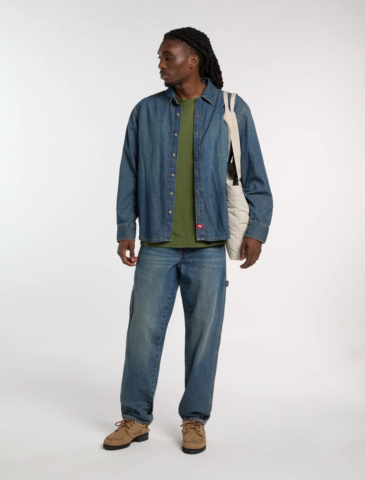 Camicia leggera in denim a maniche lunghe DK0A88GY L231 DICKIES 
