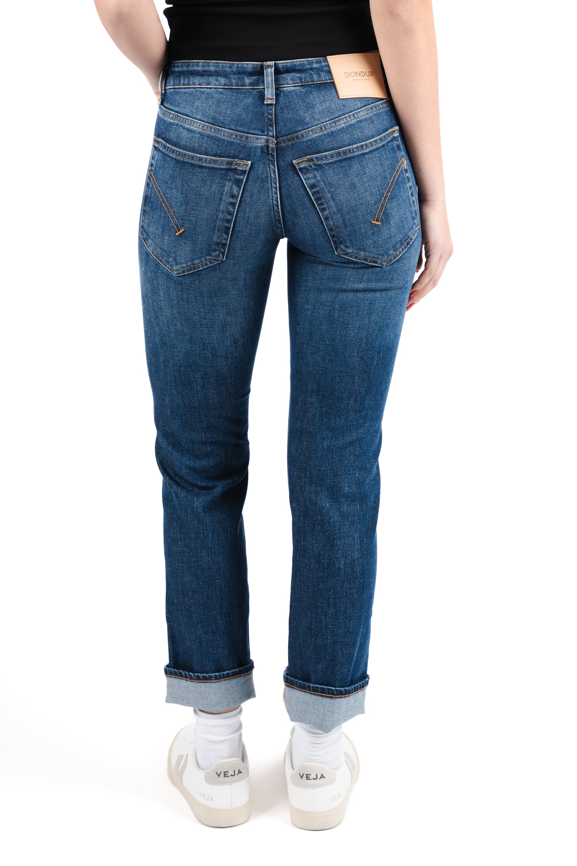 Jeans Coco slim in denim stretch DP801DSE340DMA2 800 DONDUP 
