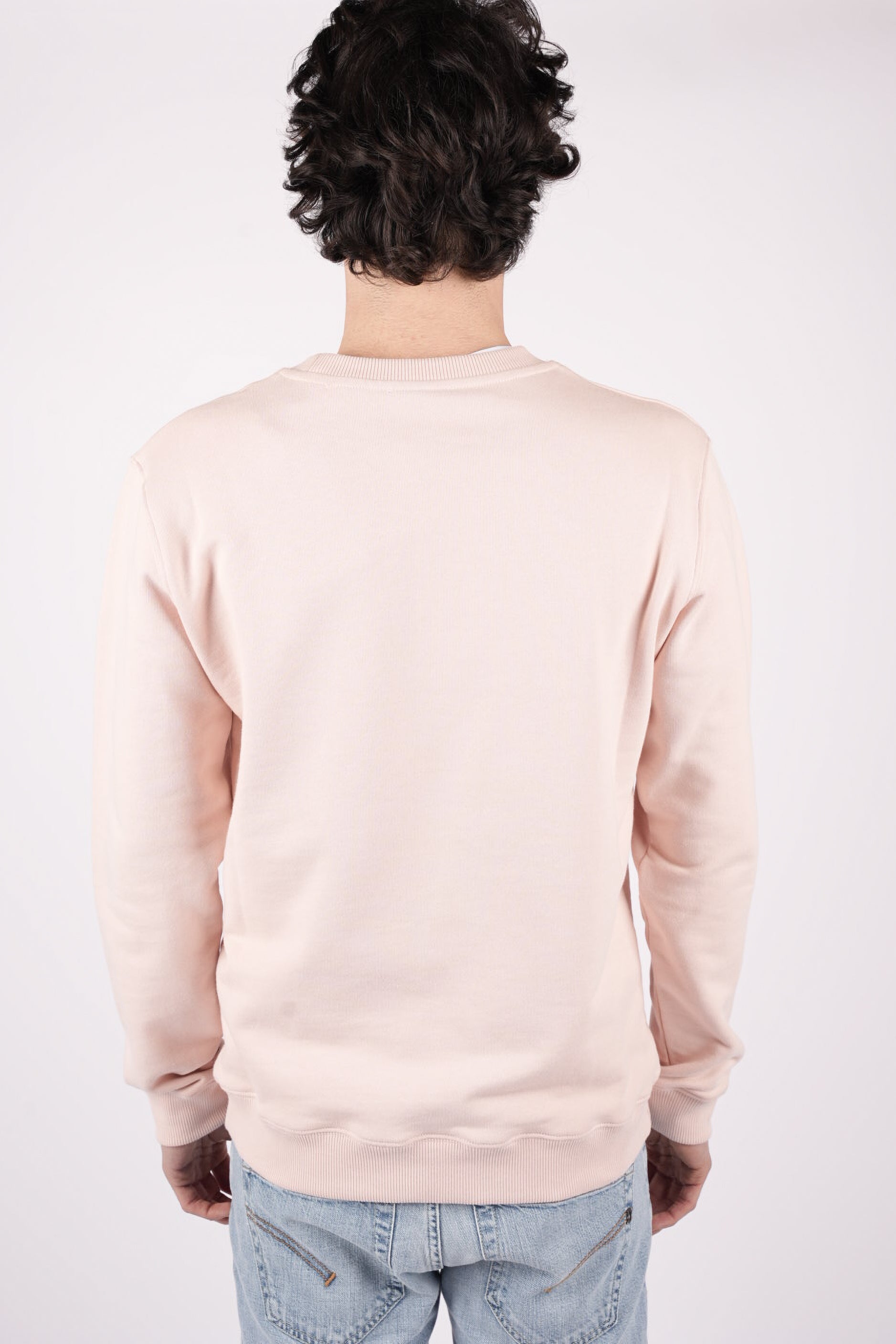 Felpa girocollo regular in cotone UF641KF0196UML9 511 DONDUP 