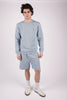 Felpa girocollo regular in cotone