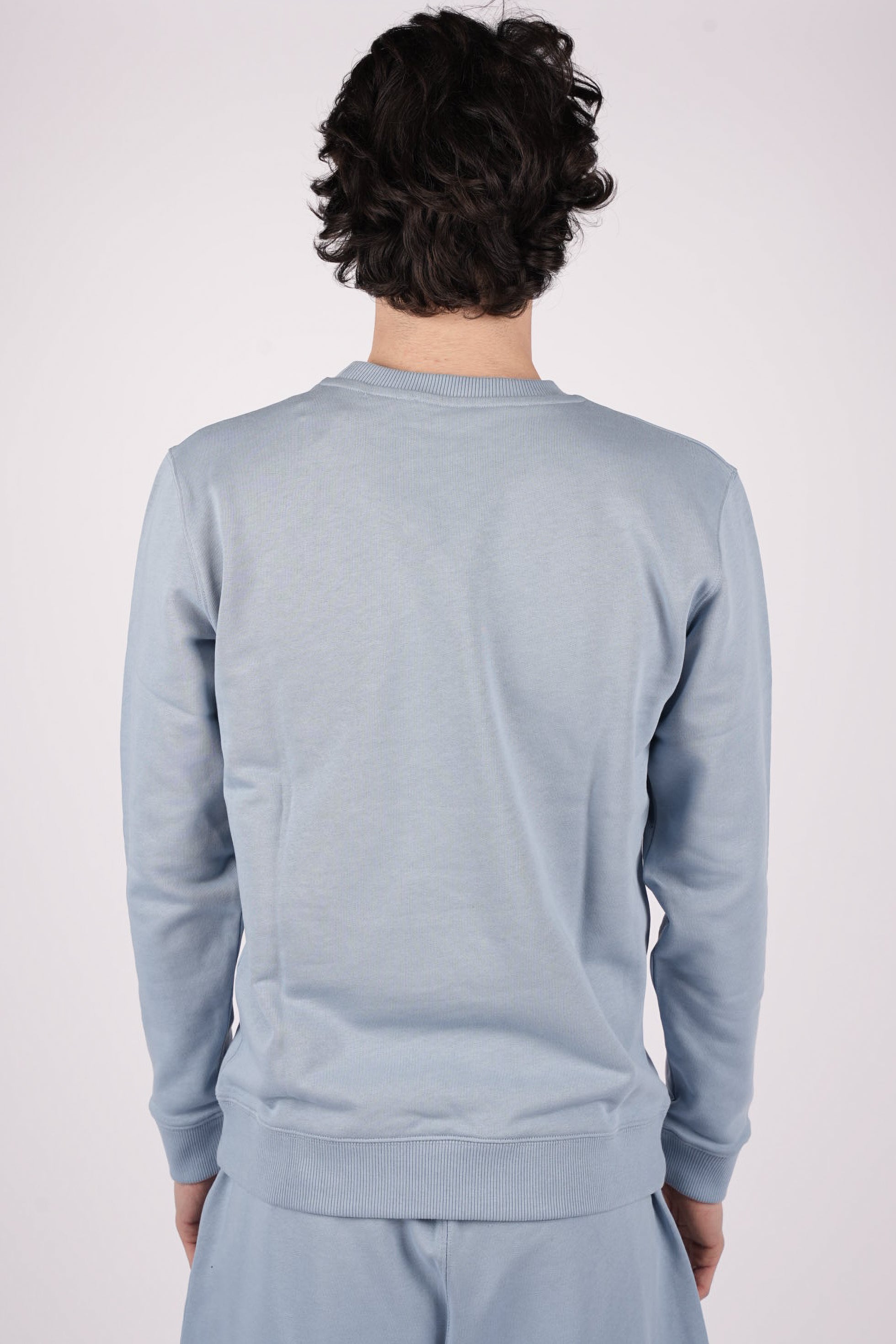 Felpa girocollo regular in cotone UF641KF0196UML9 858 DONDUP 