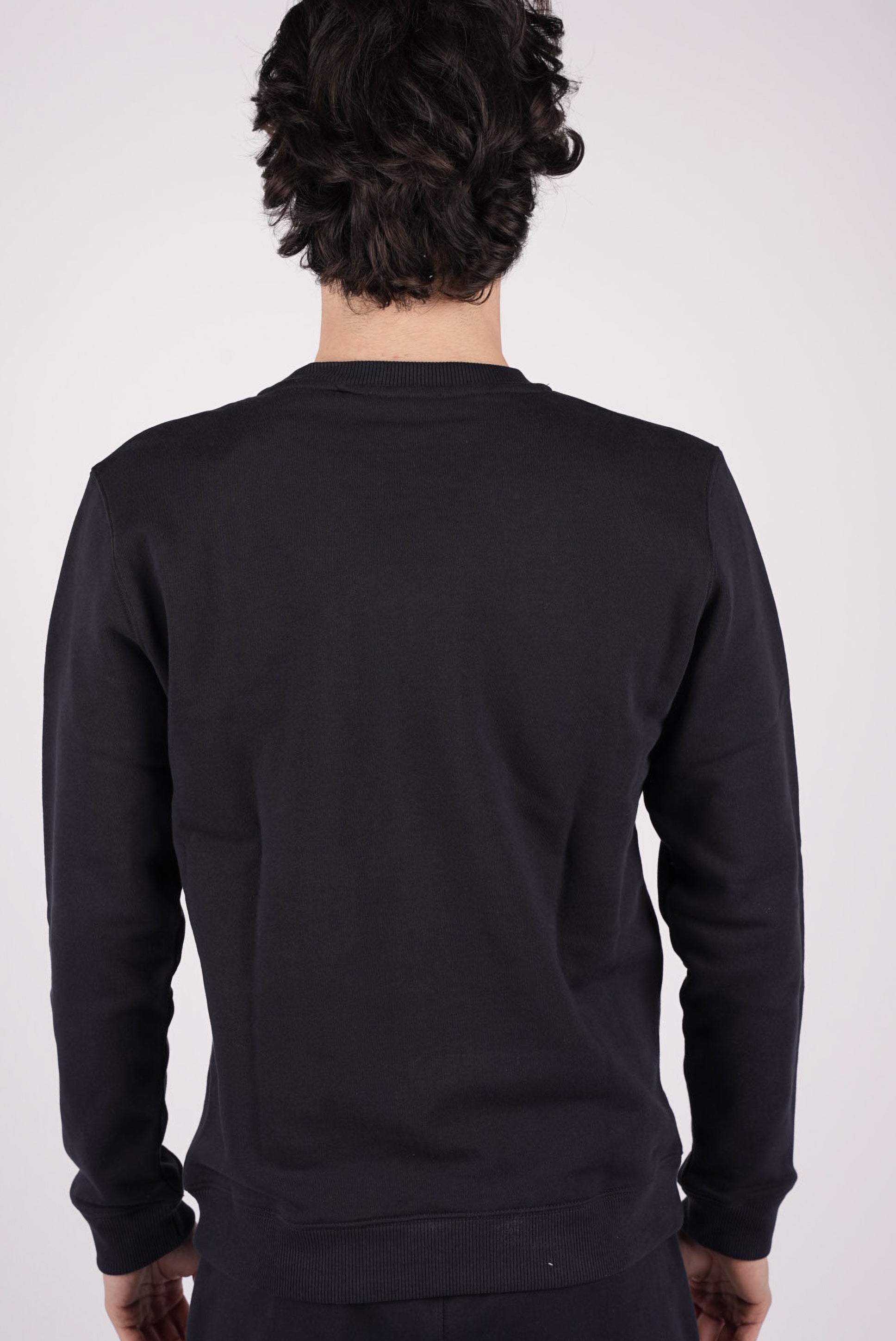 Felpa girocollo regular in cotone UF641KF0196UML9 890 DONDUP 