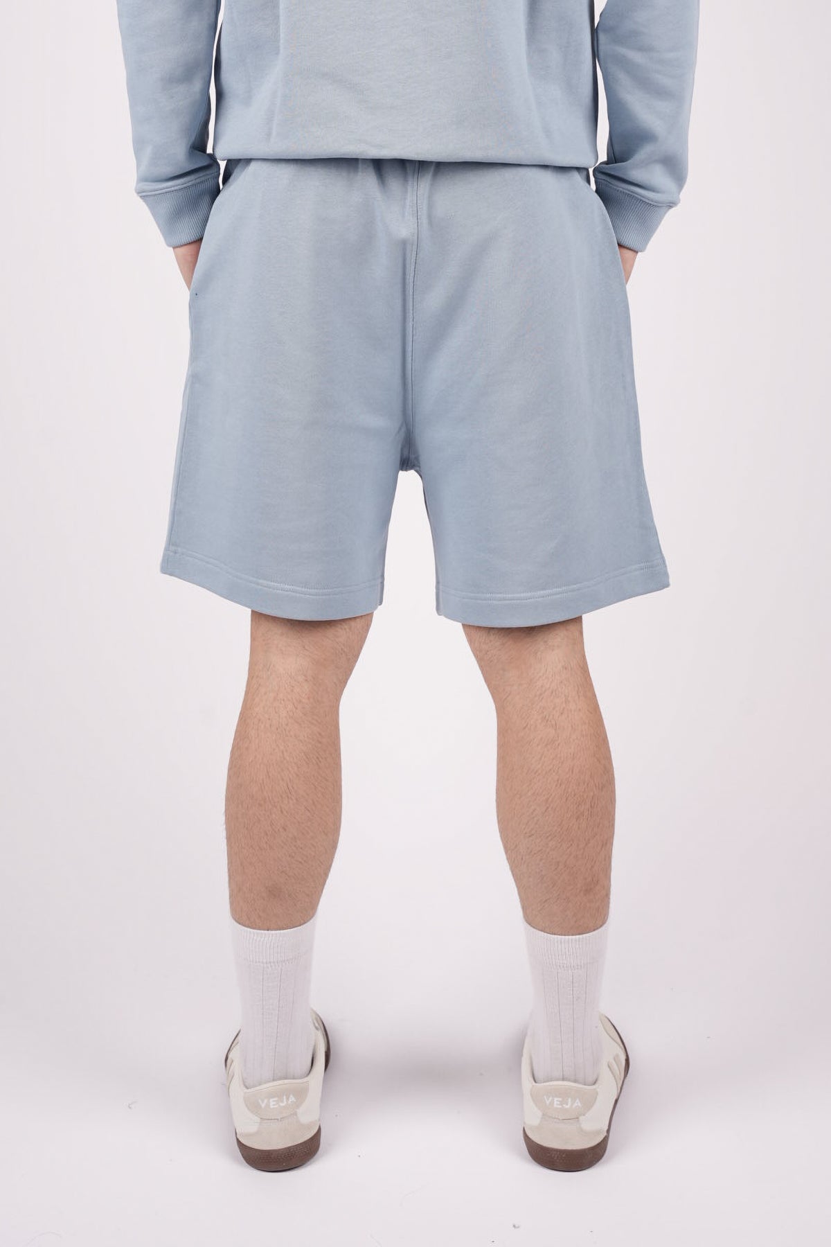 Bermuda regular in felpa di cotone UF648KF0196UML9 858 DONDUP 