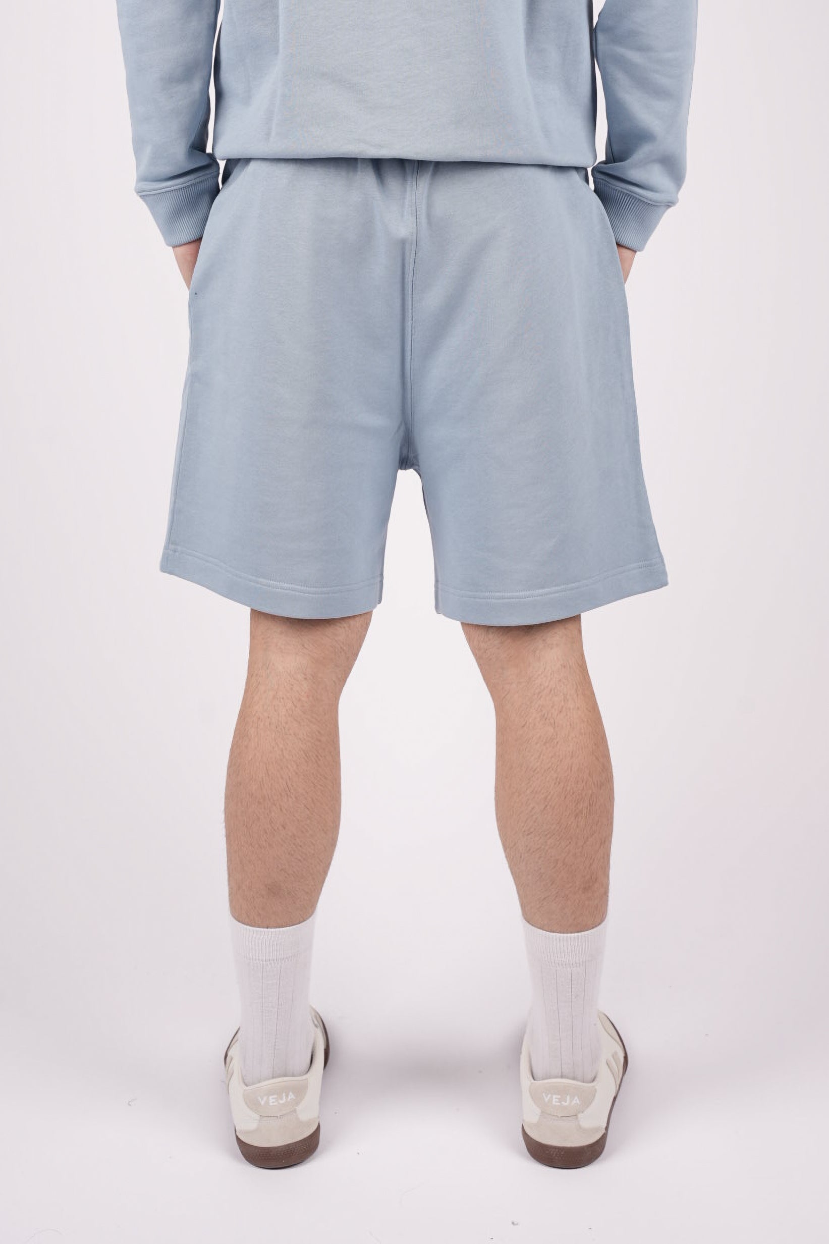 Bermuda regular in felpa di cotone UF648KF0196UML9 858 DONDUP 