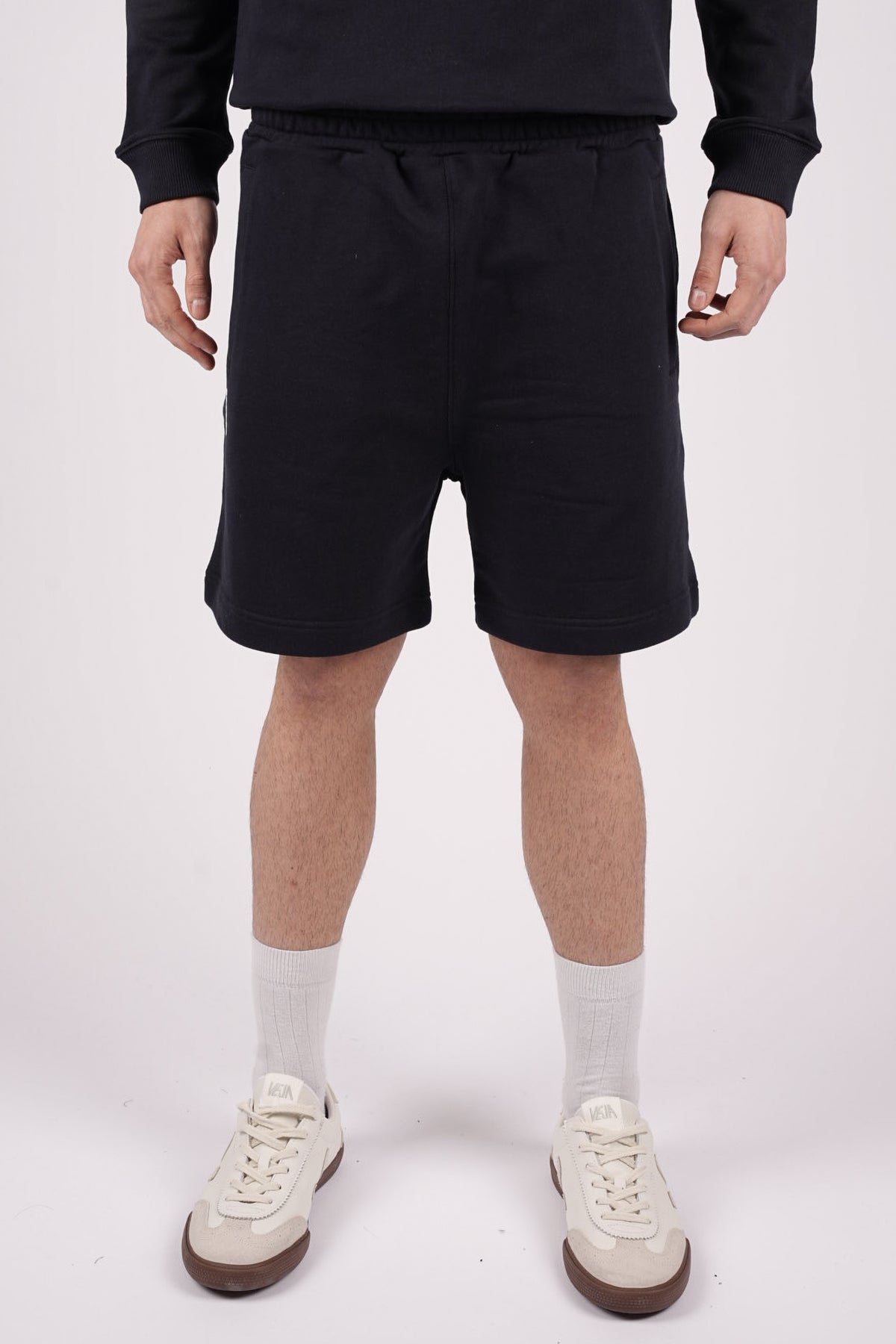 Bermuda regular in felpa di cotone UF648KF0196UML9 890 DONDUP 
