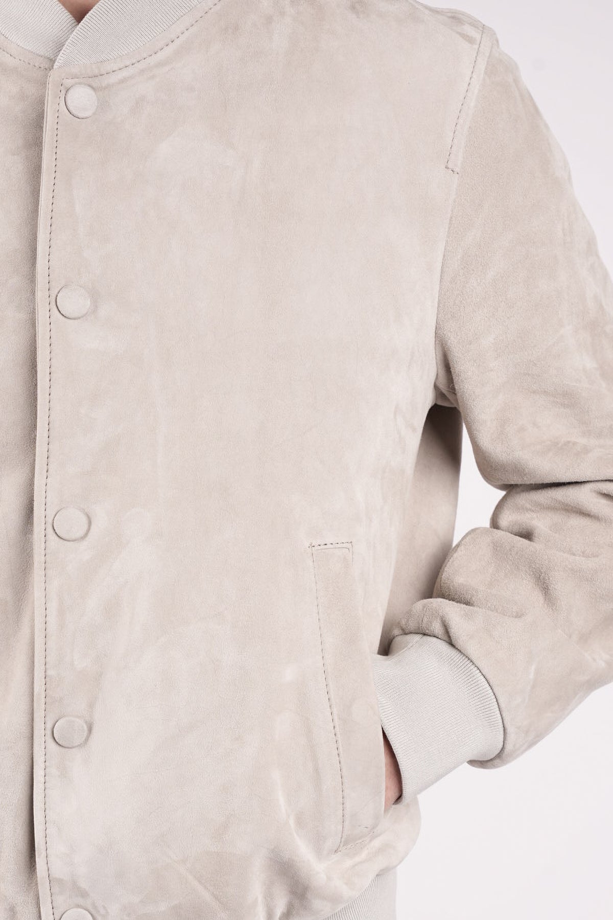 Bomber regular in suede UJ999PL0679UXXX 021 DONDUP 