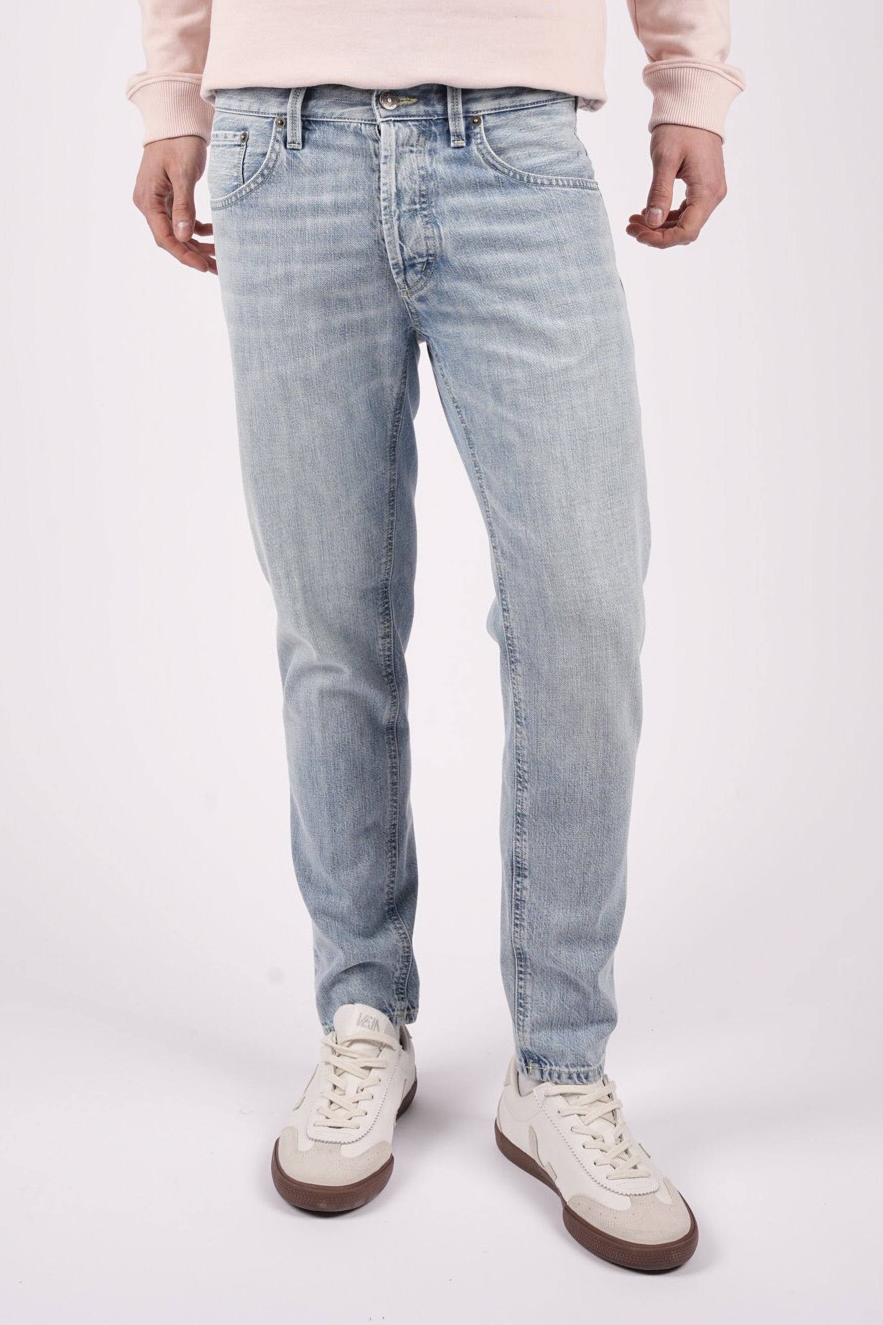 Jeans Brighton carrot in denim fisso riciclato UP434DFH269UJ39 800 DONDUP 