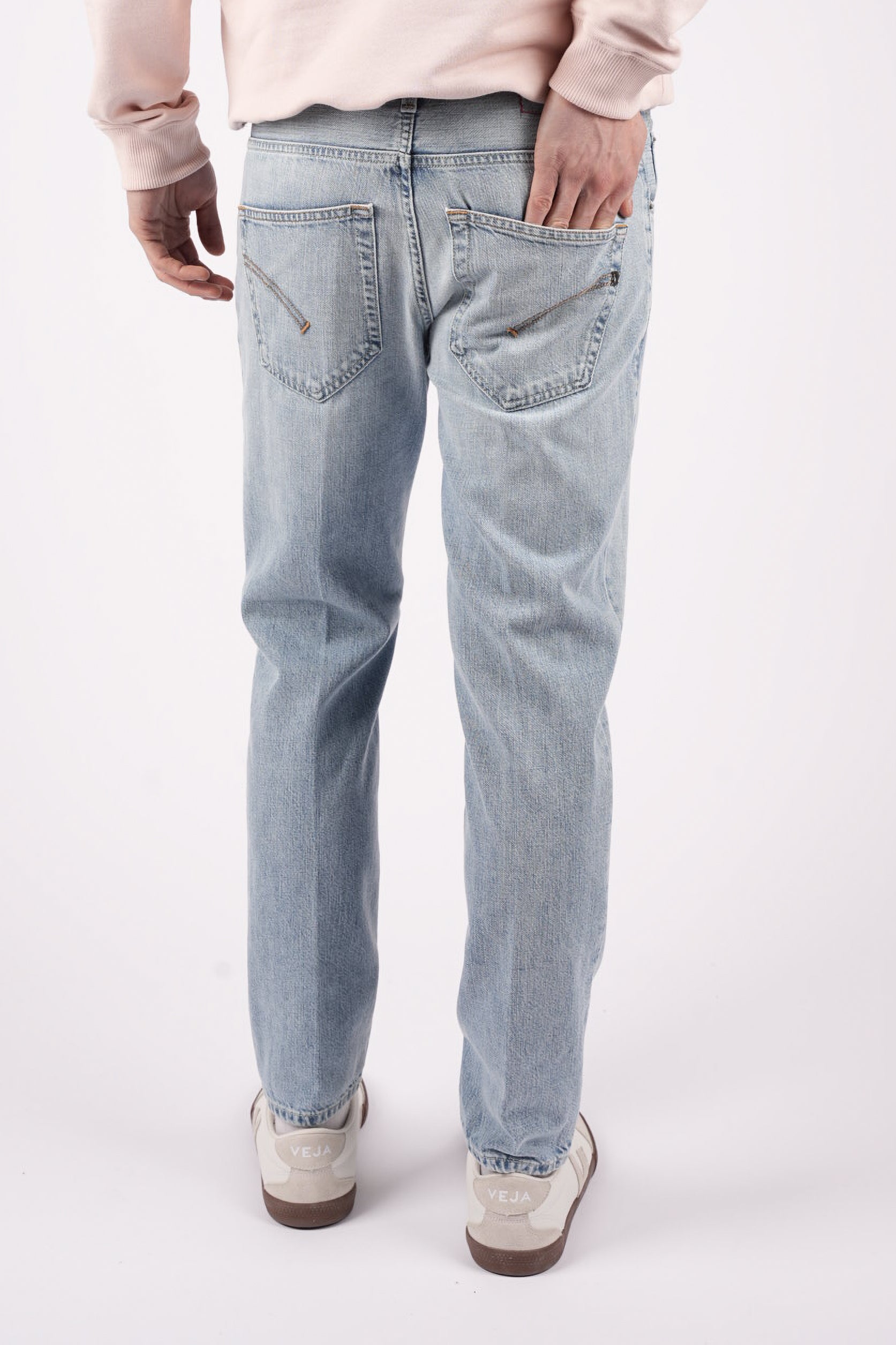 Jeans Brighton carrot in denim fisso riciclato UP434DFH269UJ39 800 DONDUP 