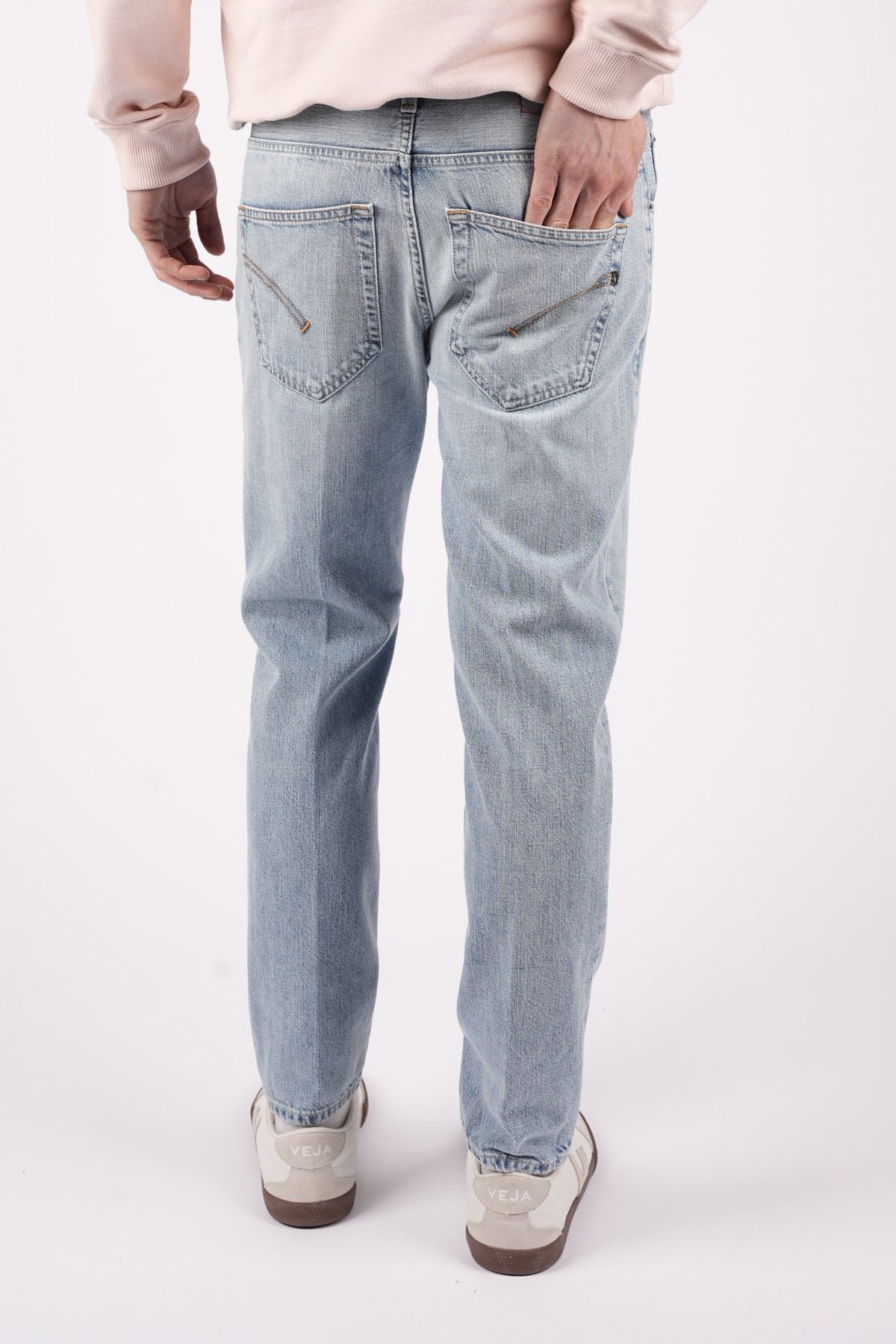 Jeans Brighton carrot in denim fisso riciclato UP434DFH269UJ39 800 DONDUP 