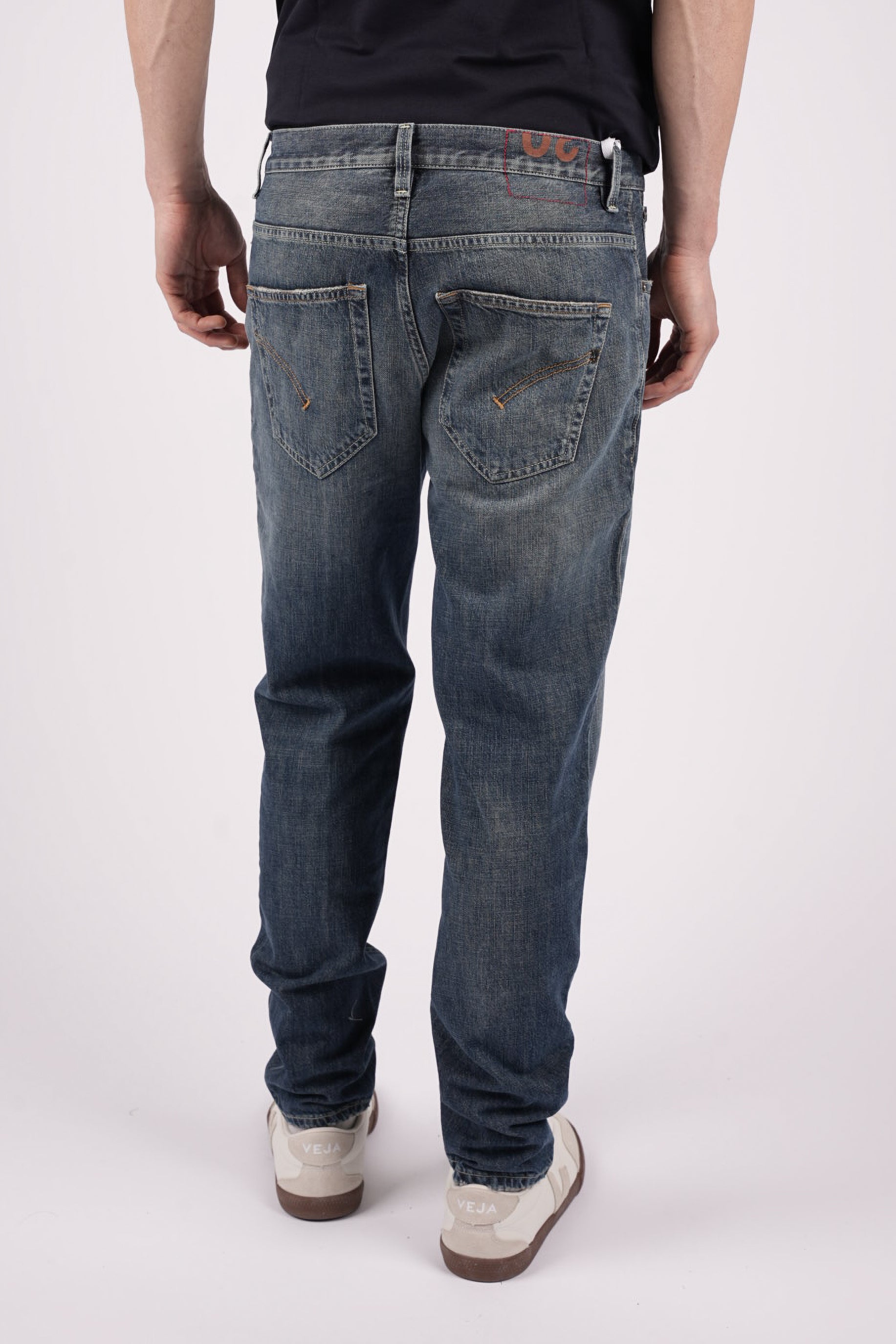 Jeans Brighton carrot in denim fisso riciclato UP434DFH269UJ41 800 DONDUP 