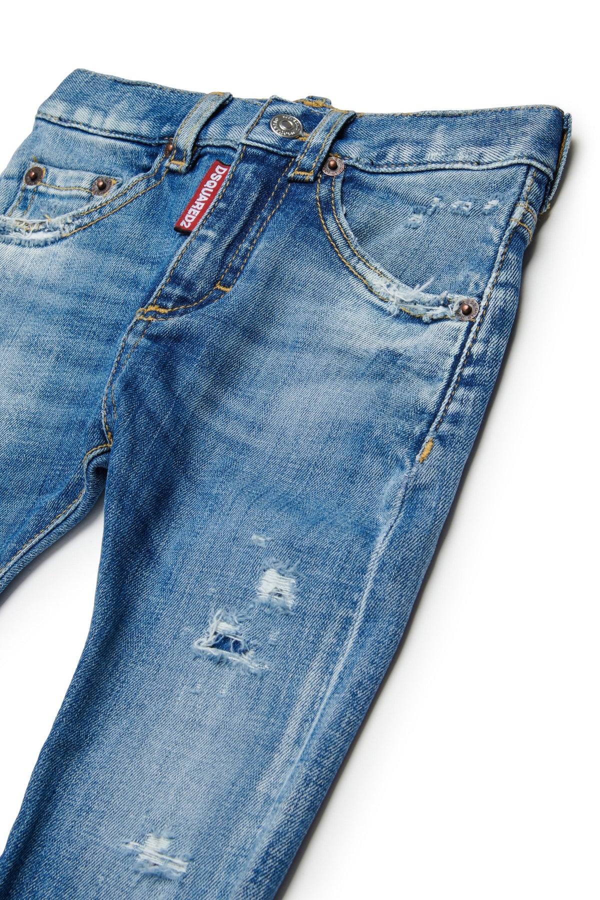 Jeans slim lavaggio blu chiaro DQ01TCD0AFN DQ01 DSQUARED2 
