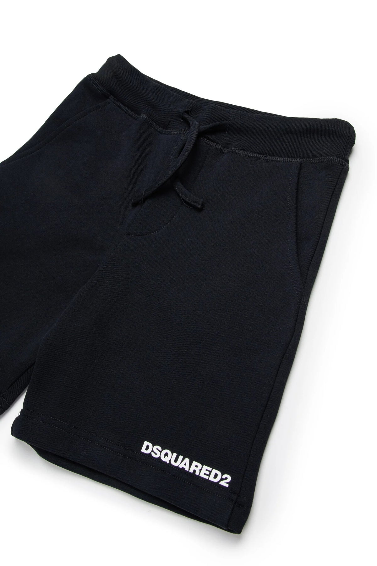 Shorts in felpa con logo DQ2738D0094 DQ900 DSQUARED2 