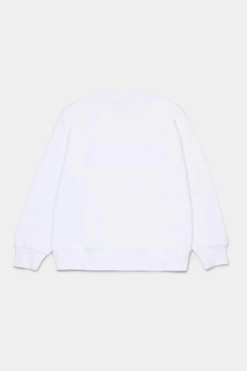 Felpa girocollo con logo DSQ2 DQ3187D0AGW DQ100 DSQUARED2 