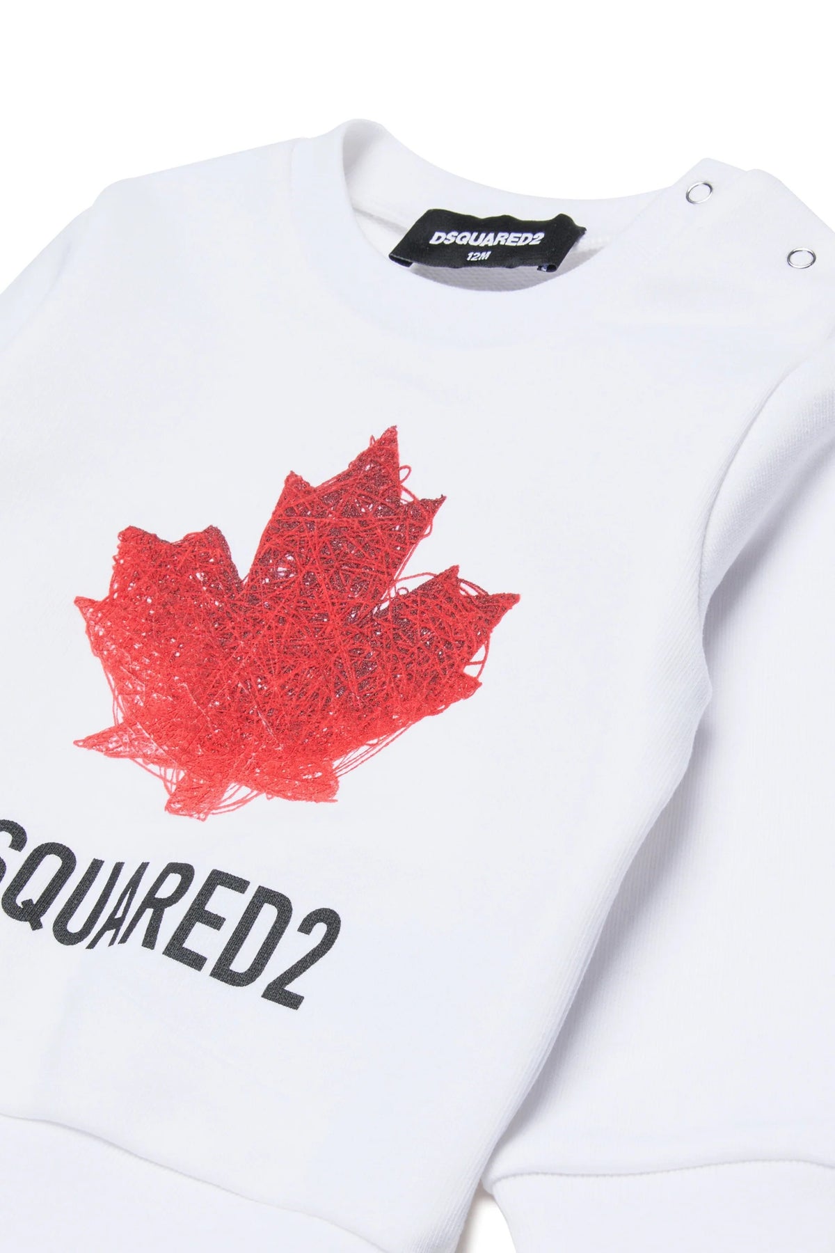 Felpa girocollo con logo DQ3279D0AGW DQ100 DSQUARED2 