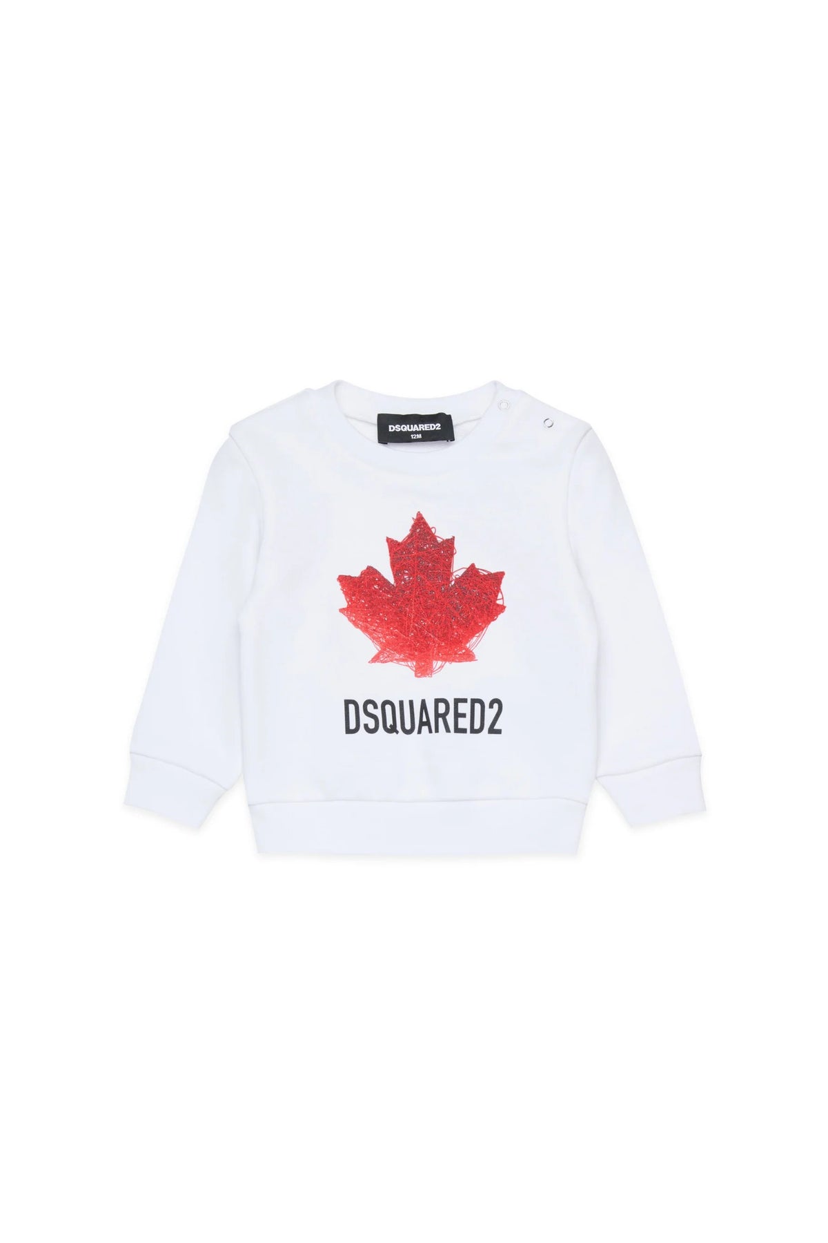 Felpa girocollo con logo DQ3279D0AGW DQ100 DSQUARED2 