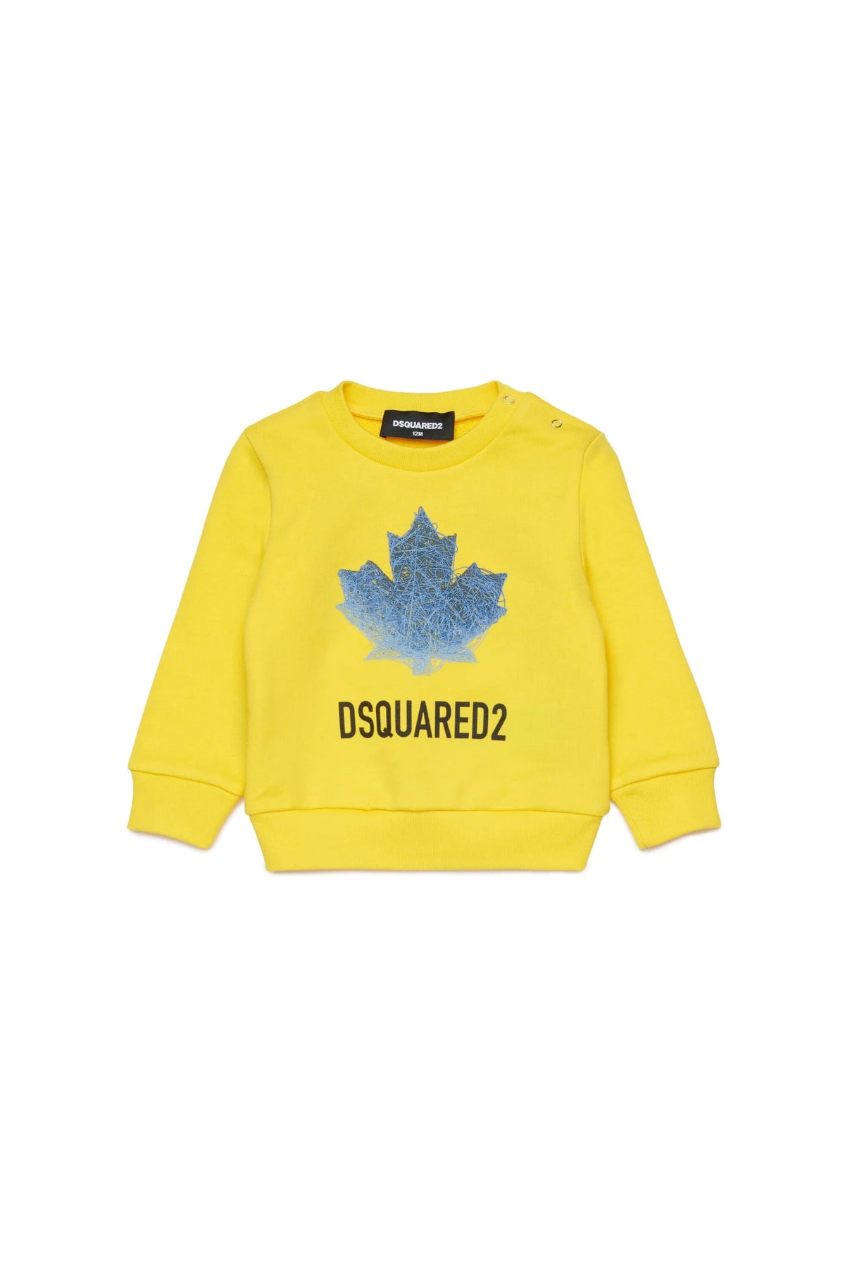 Felpa girocollo con logo DQ3279D0AGW DQ220 DSQUARED2 