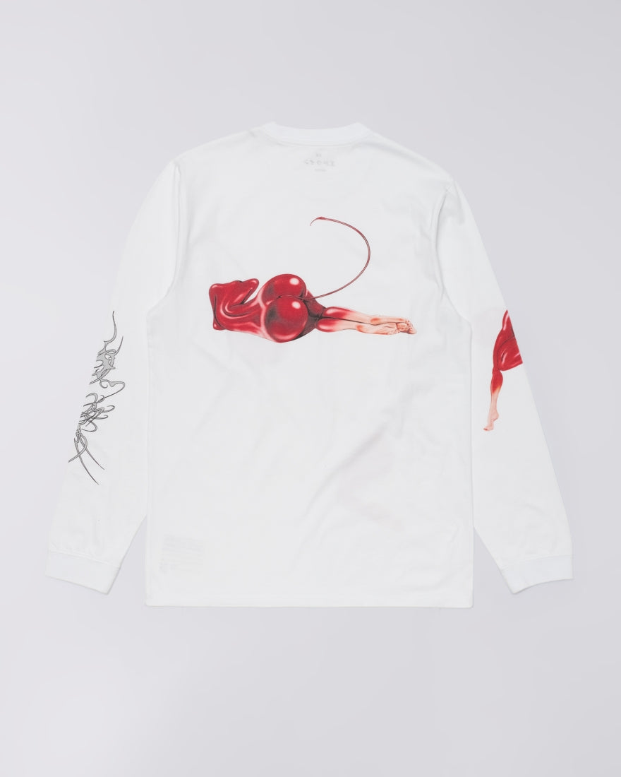 Cherry devil t-shirt ls I036585 0267 EDWIN 