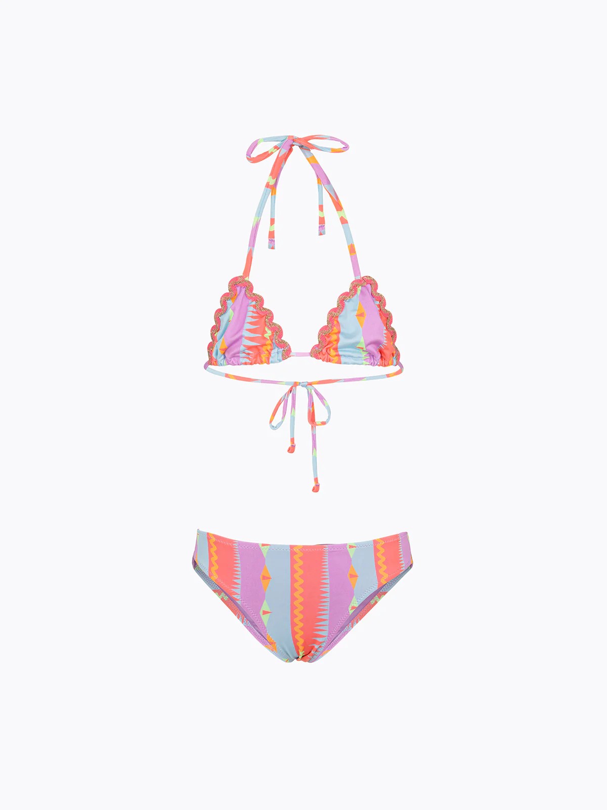 Bikini Bambina F**K Triangolo con Slip Fisso Fantasia FJ26SG0330X 24 F**K 