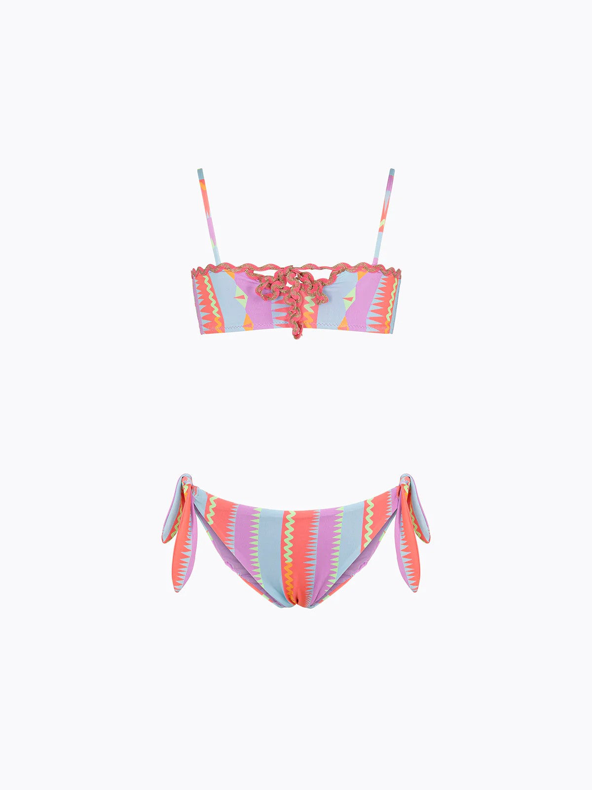 Bikini Bambina F**K Top fisso con Slip Fisso Fantasia FJ26SG0331X 24 F**K 