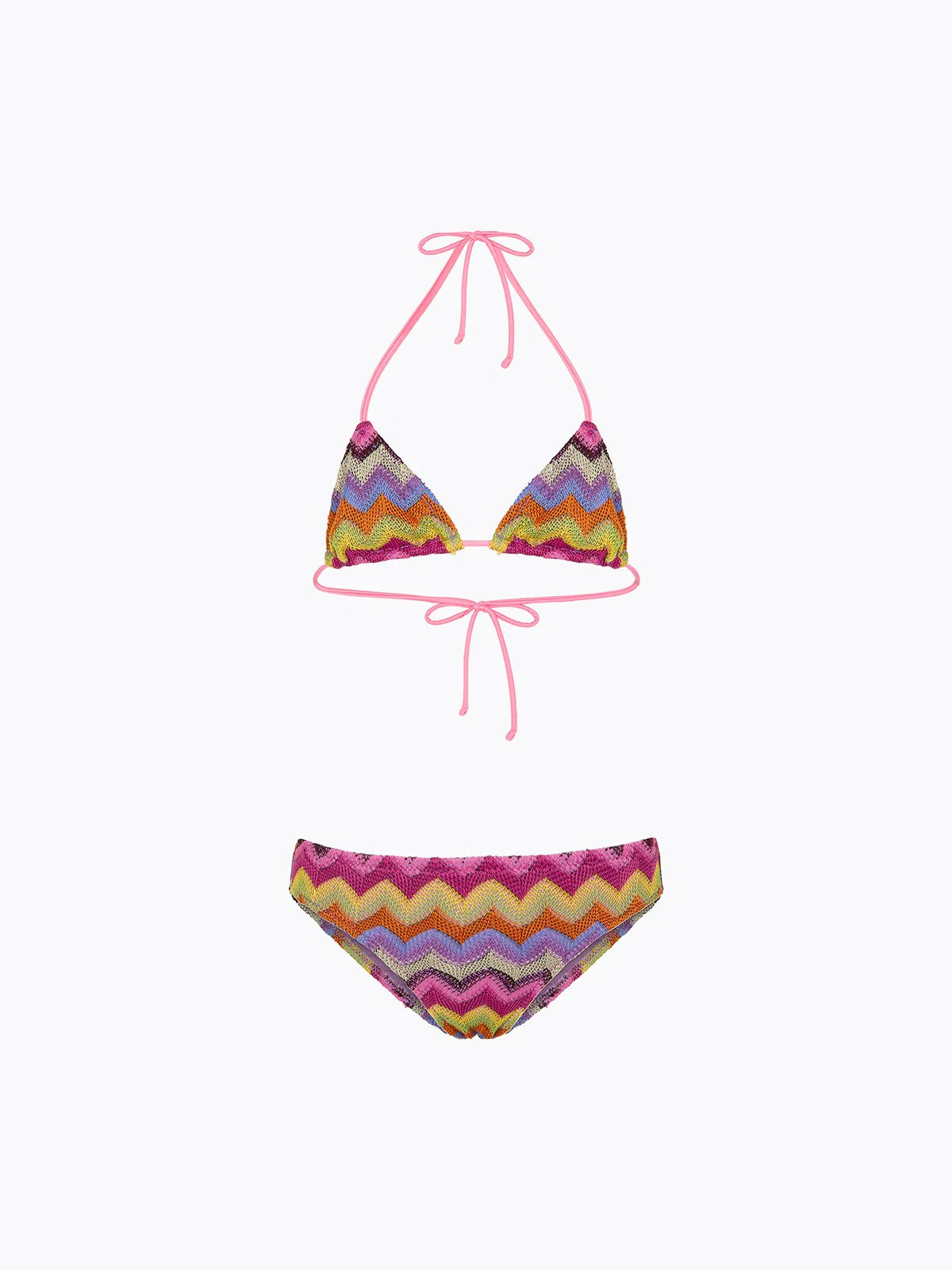 Bikini Bambina F**K Triangolo con Slip Fisso Multicolor FJ26SG0610 MC F**K 
