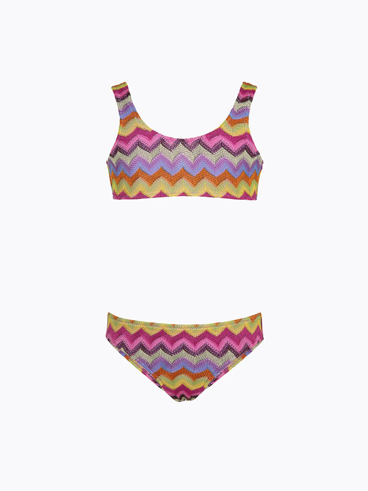 Bikini Bambina F**K Top con Slip Fisso Multicolor FJ26SG0611 MC F**K 