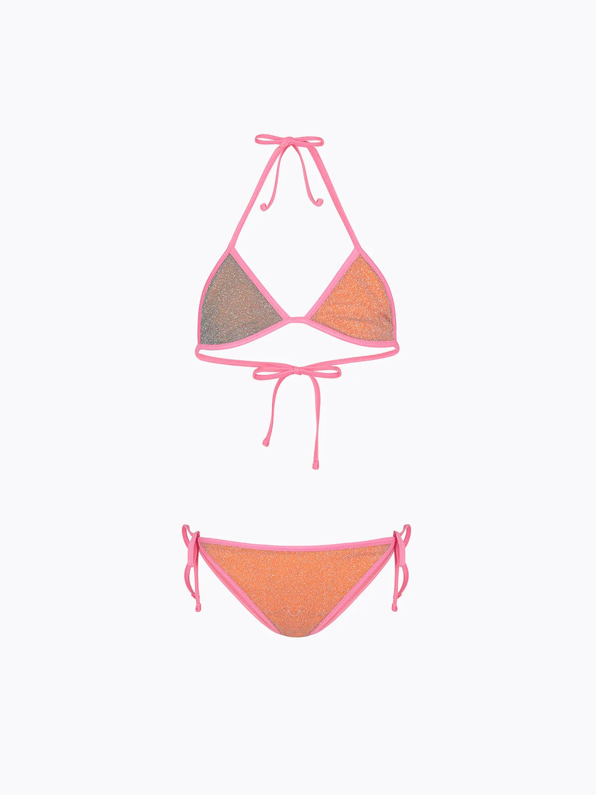 Bikini Bambina F**K Triangolo con Slip Regolabile Arancione FJ26SG0620 OR F**K 