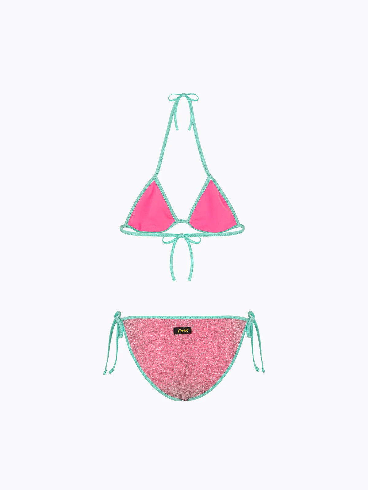 Bikini Bambina F**K Triangolo con Slip Regolabile Viola FJ26SG0620 PR F**K 