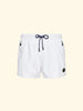Shorts con coulisse bianco