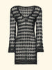 Vestito corto donna nero