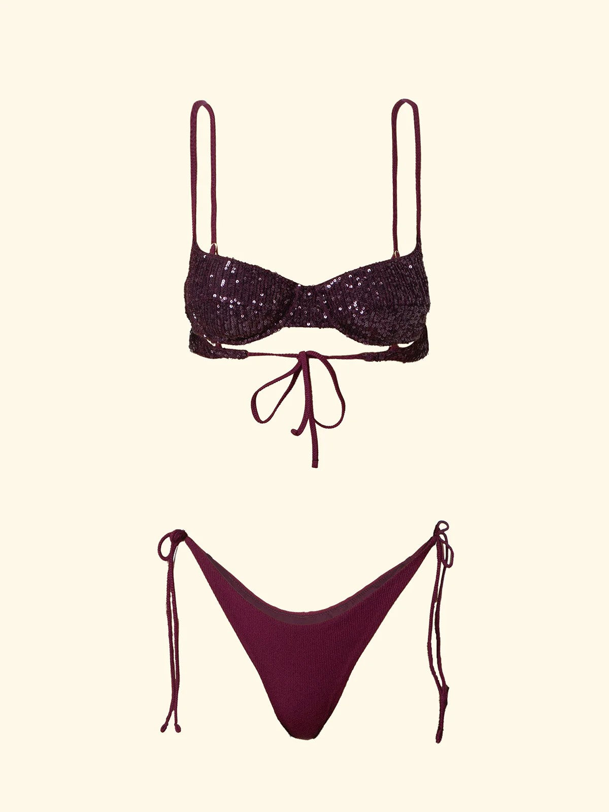 Bikini donna bordeaux FK26SW0601 BD F**K 