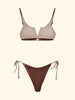 Bikini donna marrone