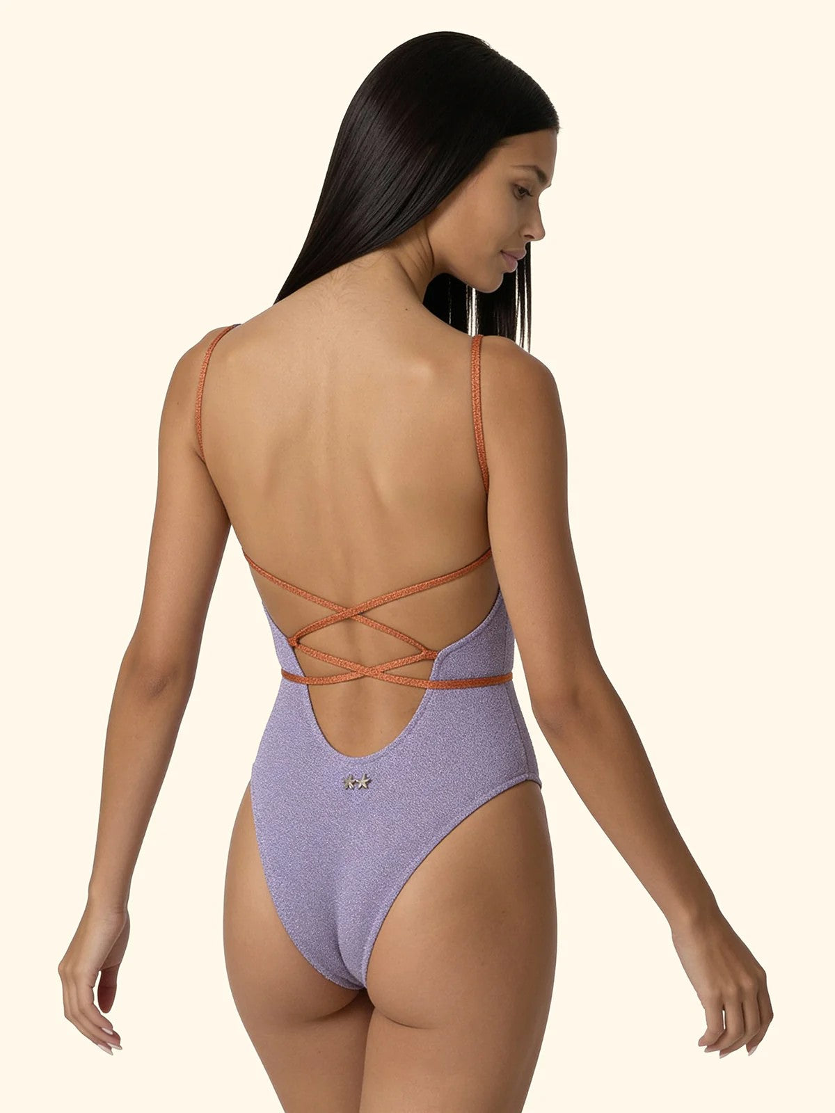 Monokini donna lilla FK26SW1113 LC F**K 
