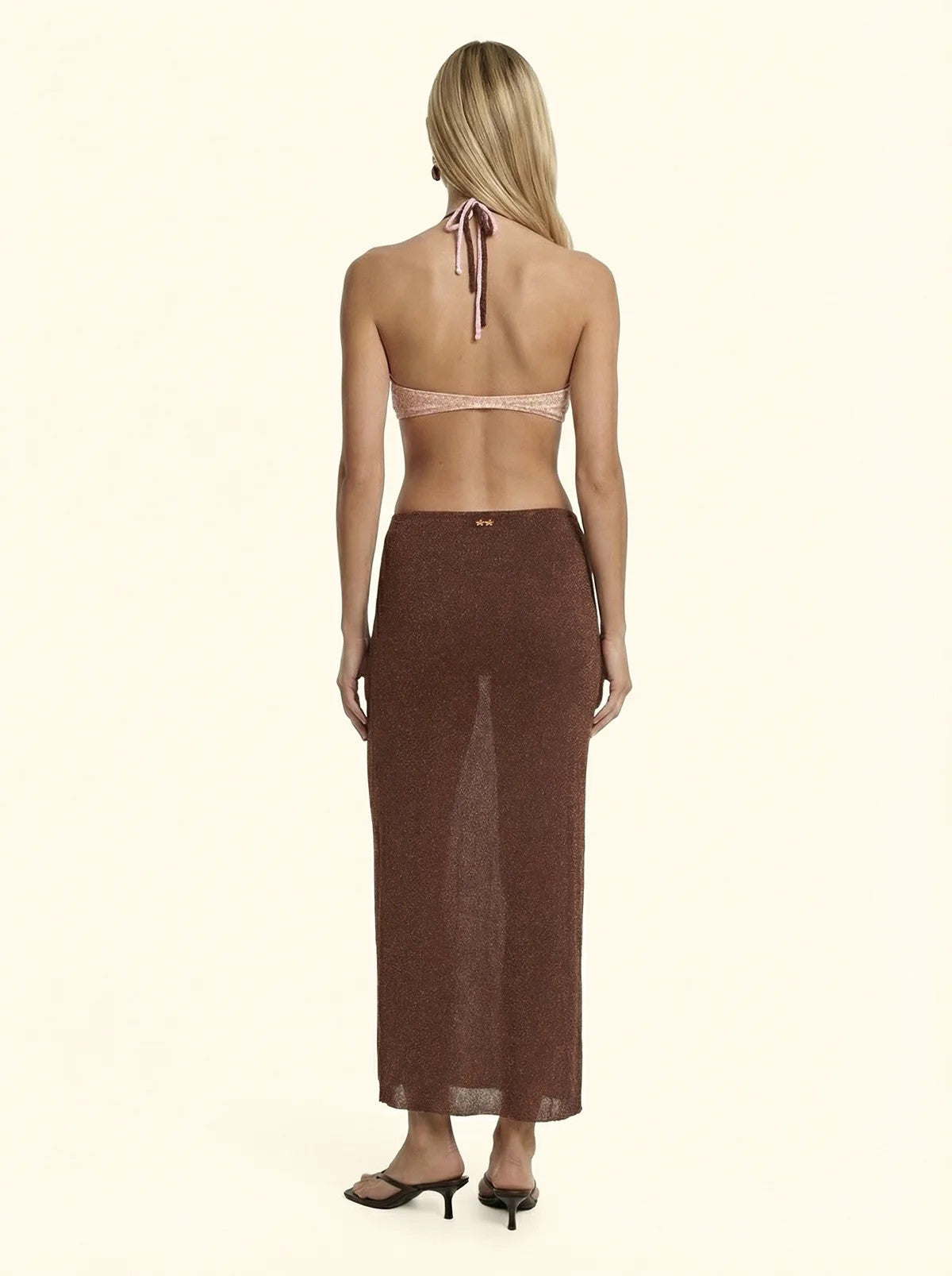 Gonna lunga donna marrone FK26SW1148 BN F**K 