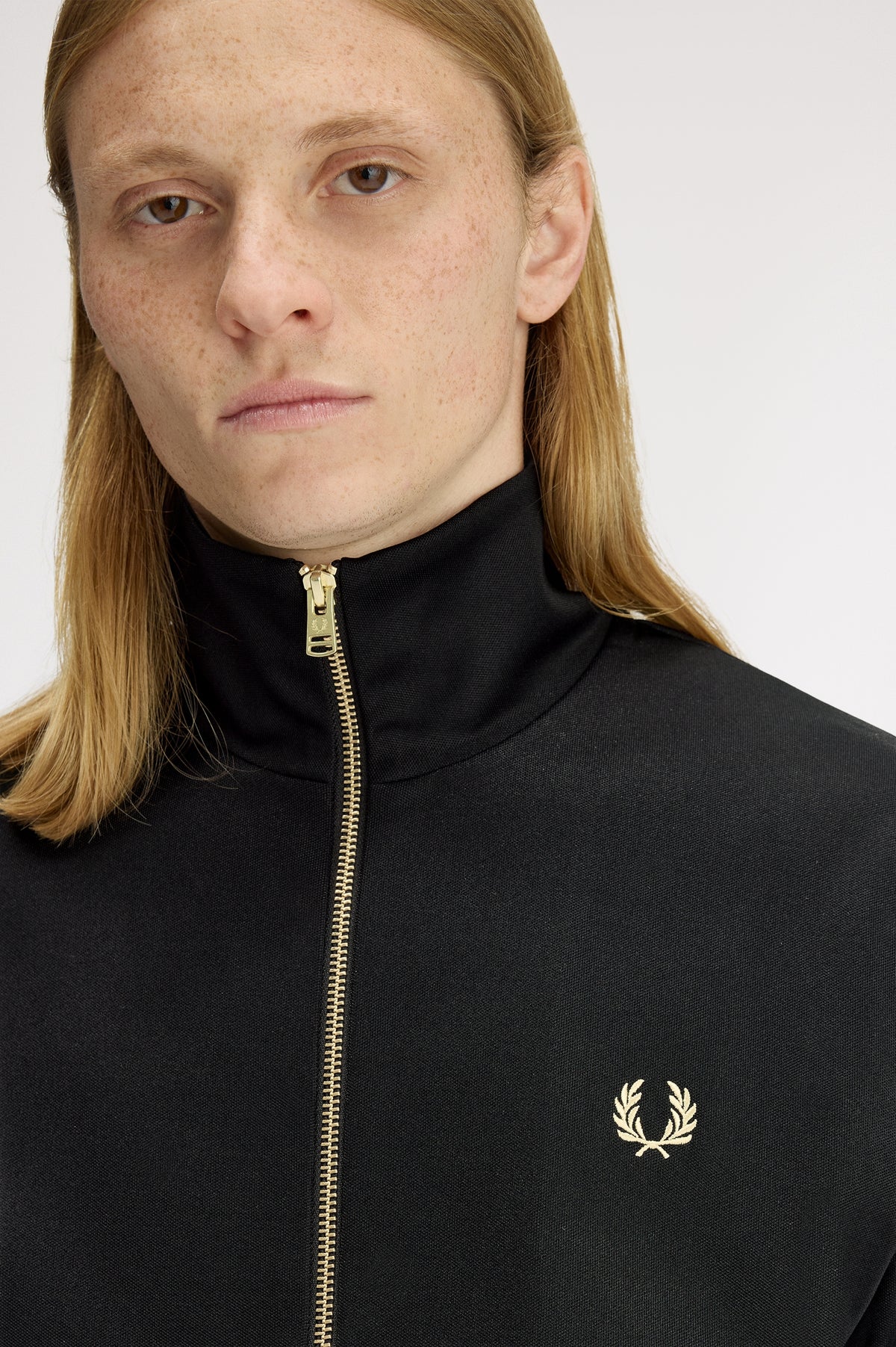 Felpa con full zip  J232957 90A FRED PERRY 