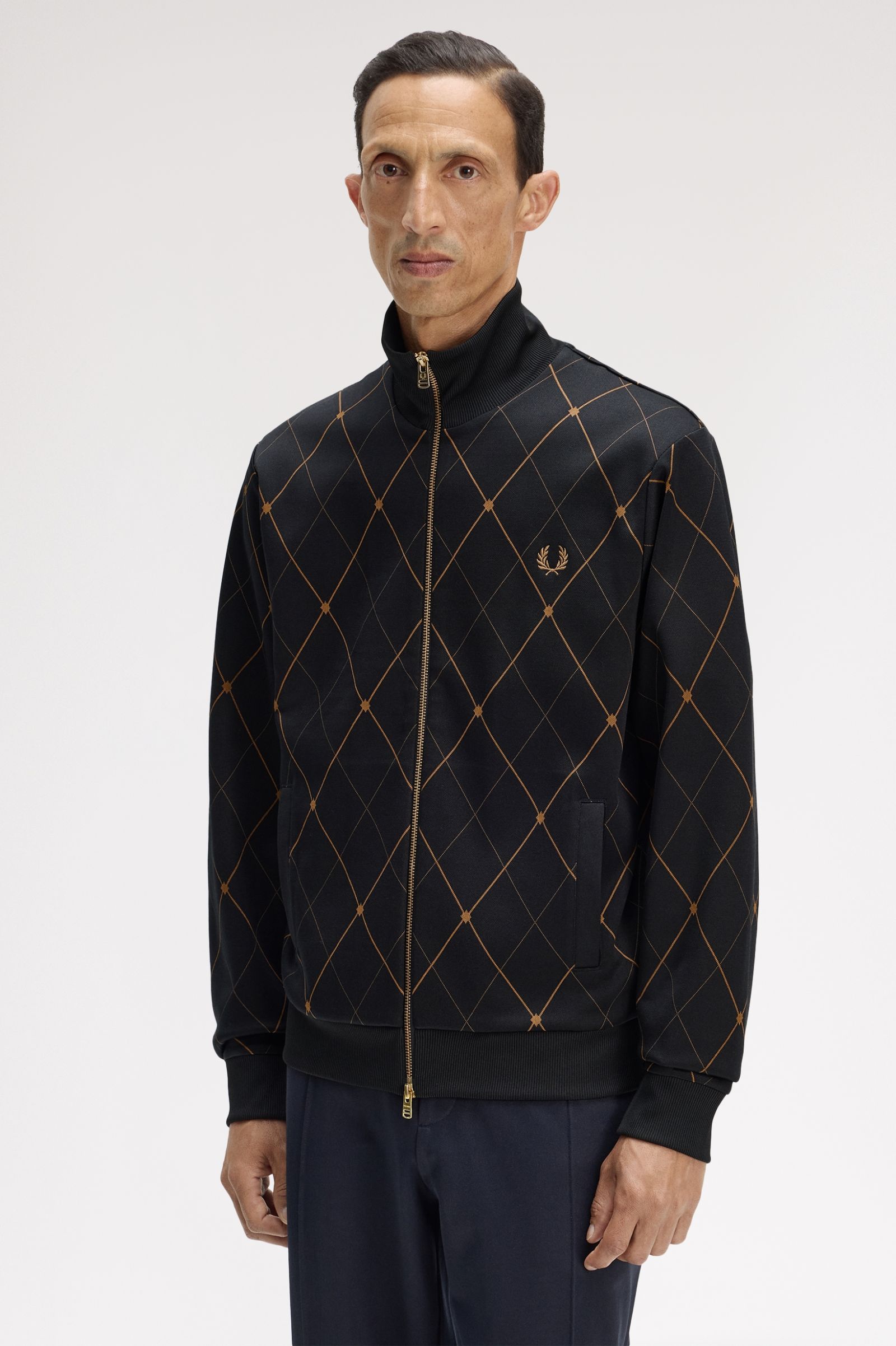 Track Jacket A Losanghe J233258 102 FRED PERRY 