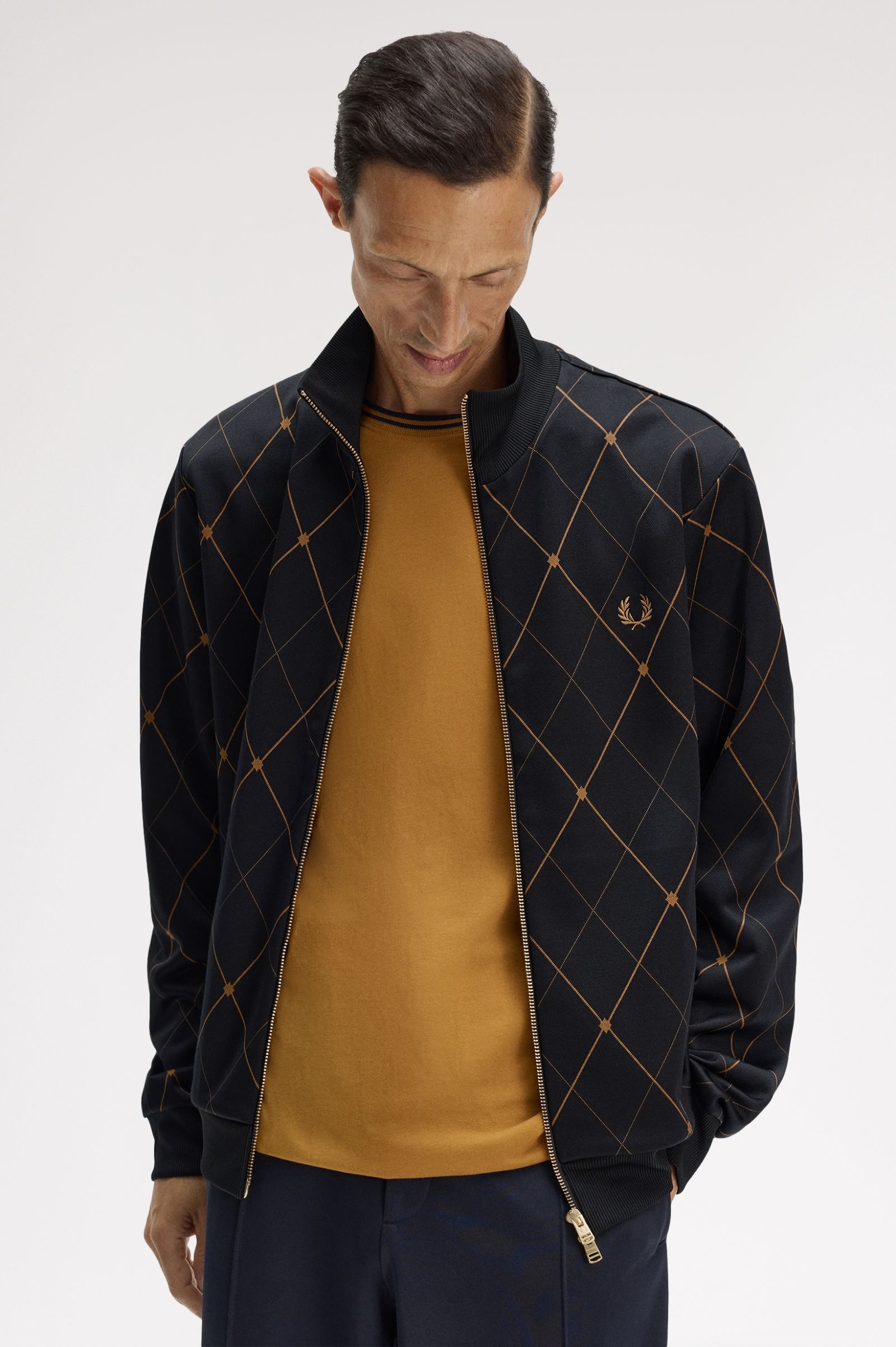 Track Jacket A Losanghe J233258 102 FRED PERRY 