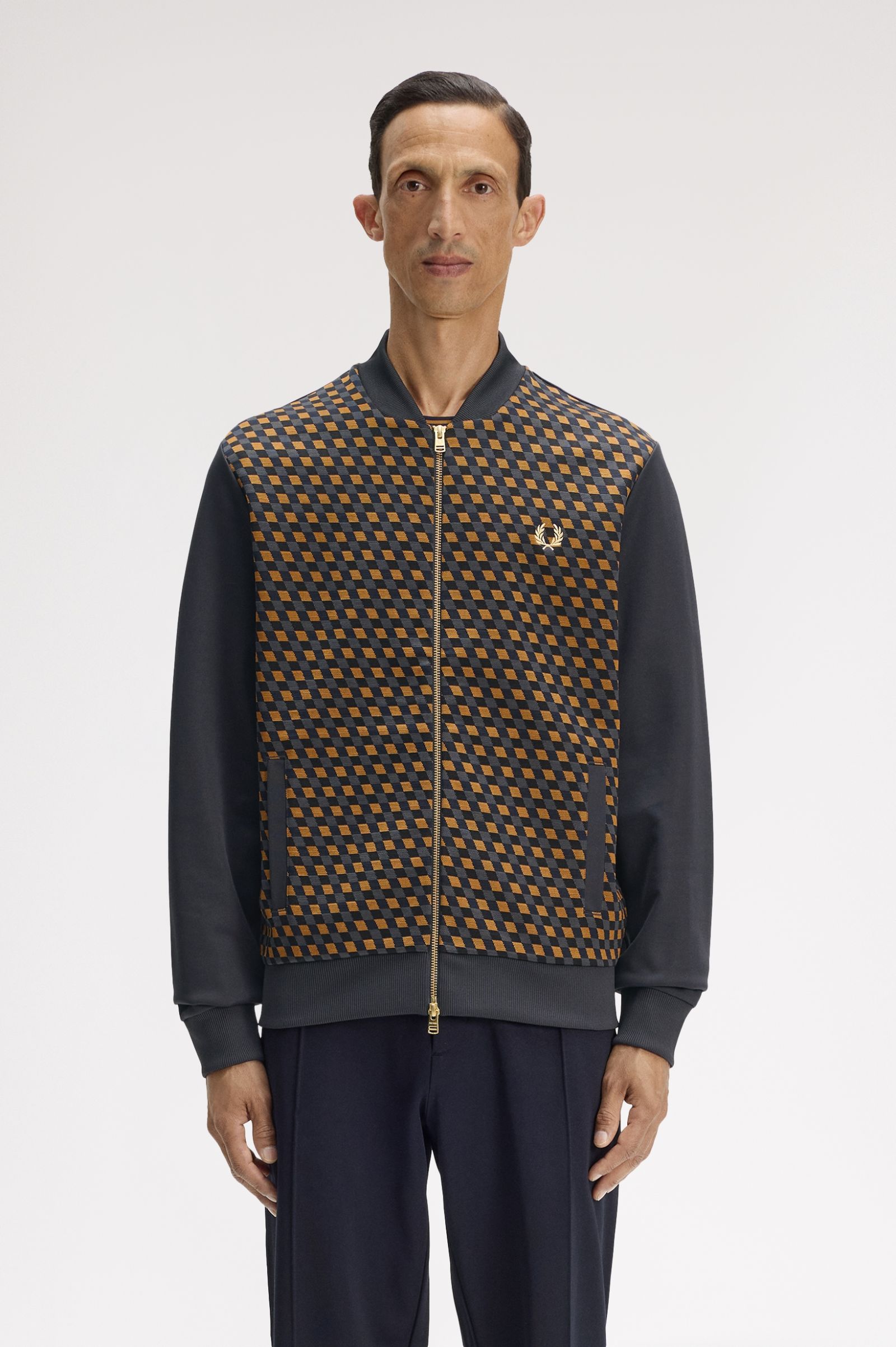 Track Jacket Geometrica J233358 297 FRED PERRY 