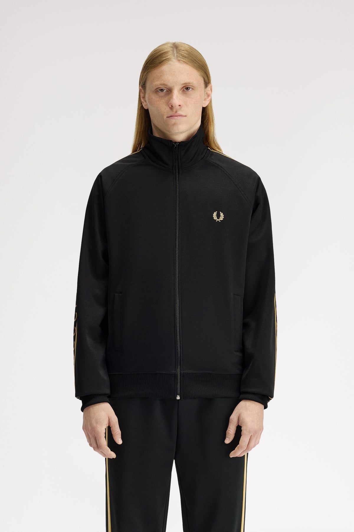Track jacket con fettuccia a contrasto J555757 90A FRED PERRY 