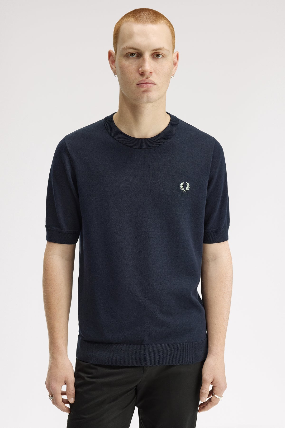 T-shirt in maglia K232257 608 FRED PERRY 