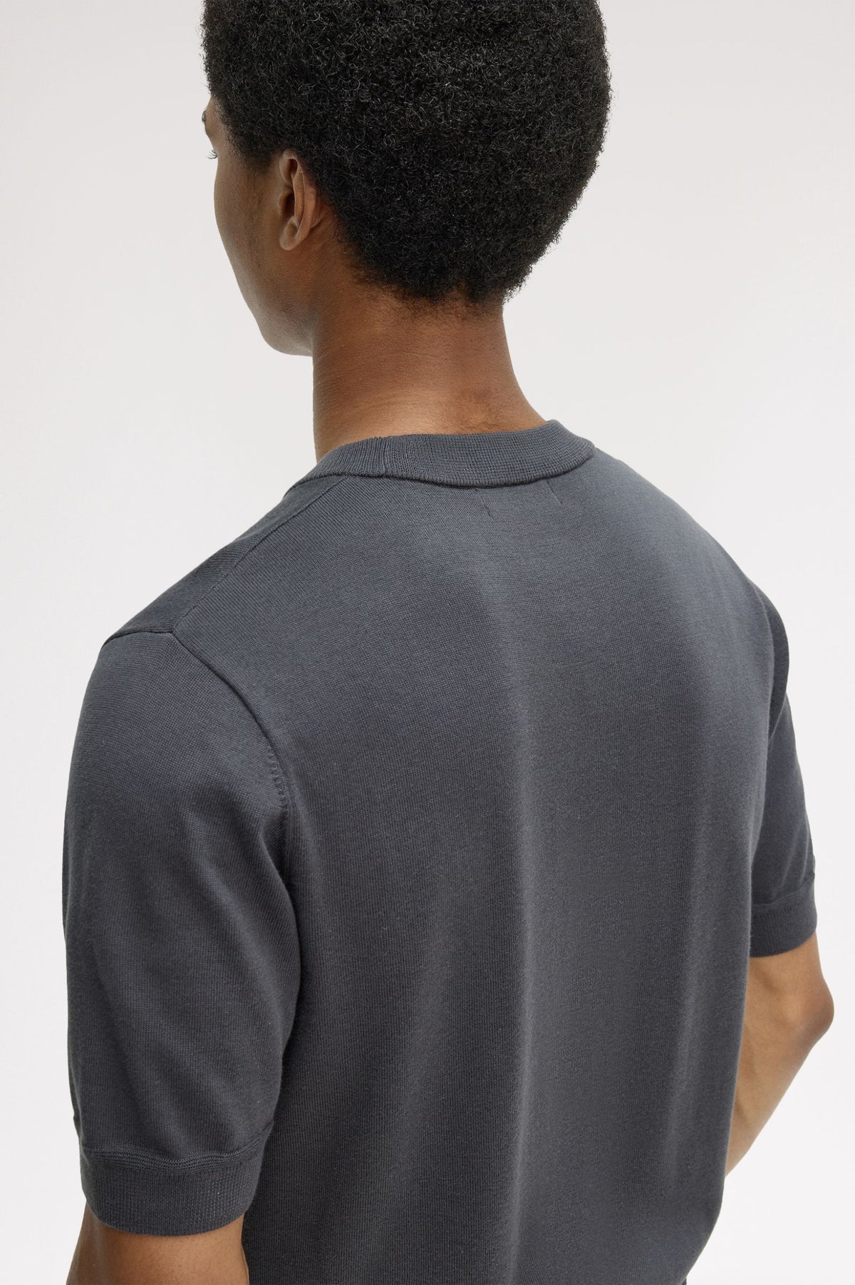 T-shirt in maglia di cotone K232258 297 FRED PERRY 