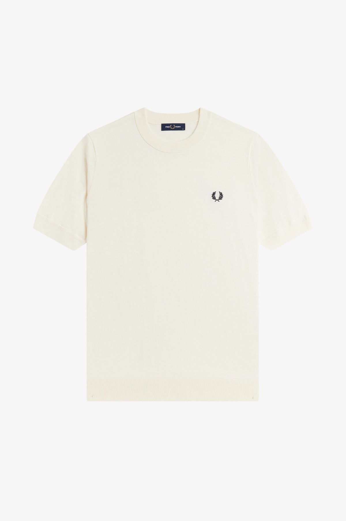 T-shirt in maglia di cotone K232258 560 FRED PERRY 